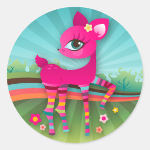 Oh Deer ! Stickers Rainbow Fun