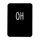 Oh Deer Trendy Halloween Style Magneet (Verticaal)