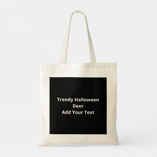 Oh Deer Trendy Halloween Style Tote Bag (Achterkant)