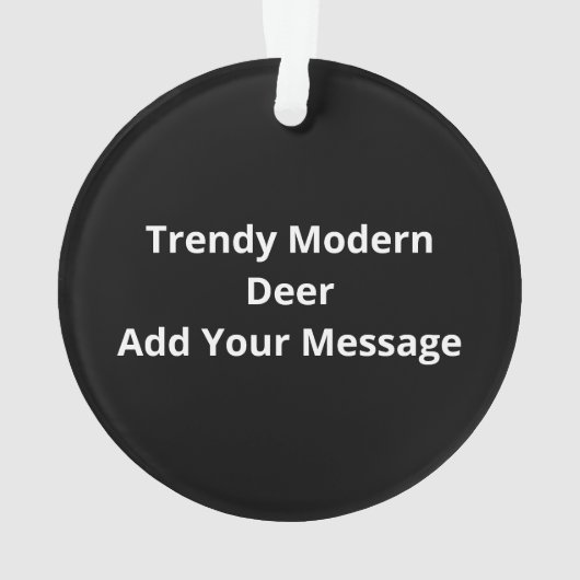 Oh Deer Trendy Modern Style (dos)