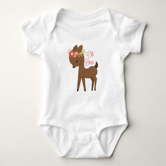 "Oh Deer" Tutu Bodysuit (Voorkant)