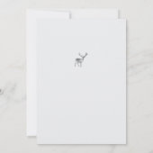 Oh Deer Uitnodiging (Achterkant)