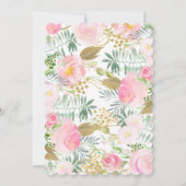 Oh Deer ! Un Petit Doe Baby Girl Shower Invitation (Dos)