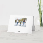 Oh Deer wat een jaar Merry Kerstmis 2 FOTO Kaart (Achterkant)