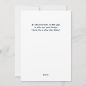 Oh Deer What A Year Quarantine 2020 Kerstmis Feestdagenkaart (Achterkant)