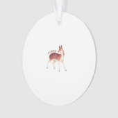 Oh Deer Whimsical Creative Design Acrylic Ornament (devant)