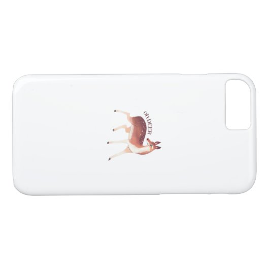 Oh Deer Whimsical Creative Design Case-Mate iPhone Case (Achterkant (Horizontaal))