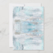 Oh Deer Woodland Animals Winter Boy Baby shower Kaart (Achterkant)