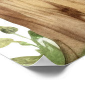 Oh Deer Woodland Baby Herten Verjaardag Welkomstbo Poster (Hoek)