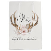 Oh Deer Woodland Baby shower sac cadeau - Boho Wat (Dos)