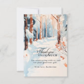 Oh Deer Woodland Bedankt dat je veel baby shower h (Voorkant)