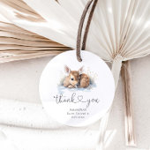 Oh Deer Woodland Winter Baby shower Bedankjes Labels