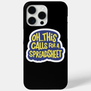 Oh dit vraagt om een spreadsheet iPhone 15 pro max hoesje