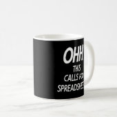 Oh... dit vraagt om een spreadsheet koffiemok (Voorkant rechts)