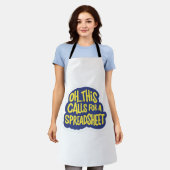 Oh dit vraagt om een spreadsheet schort (Gedragen)