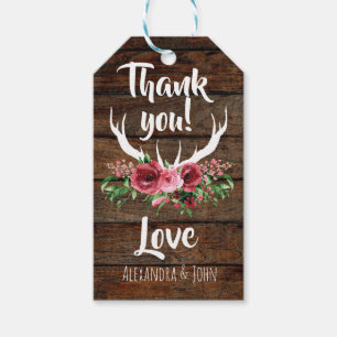 Oh étiquettes de cadeau de baby shower de cerfs