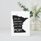 Oh Fer Goodness Sake Hand Over Pop MN Briefkaart (Staand voorkant)