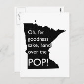 Oh Fer Goodness Sake Hand Over Pop MN Briefkaart (Voorkant / Achterkant)