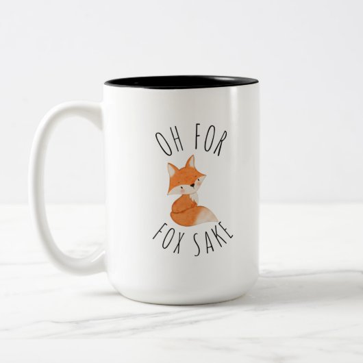 Oh for Fox Sake Coffee Mug (Gauche)