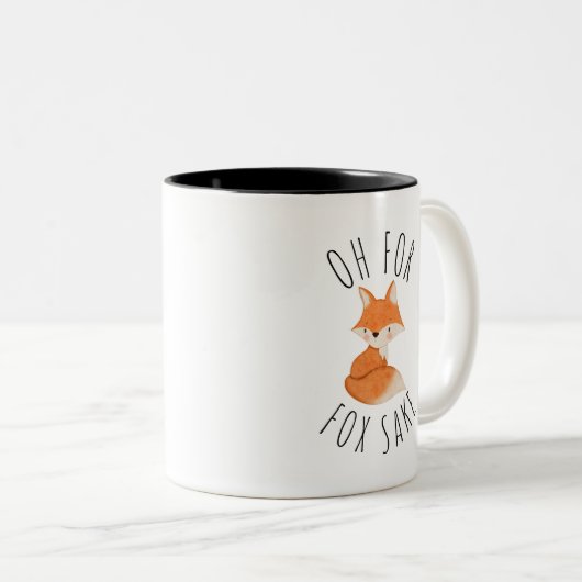 Oh for Fox Sake Coffee Mug (Devant droit)