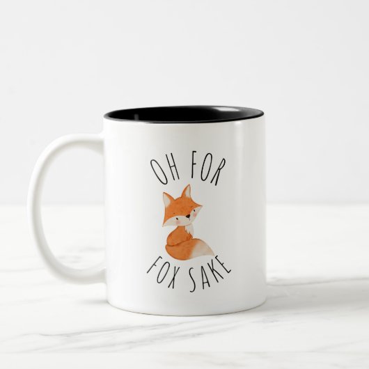 Oh for Fox Sake Coffee Mug (Gauche)