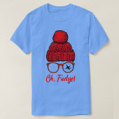 Oh Fudge Funny Christmas Snoepjes Geek Nerd Vrouwe T-shirt (Design voorkant)