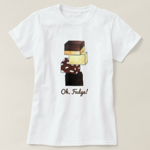 Oh Fudge! Snoep snoepgoed Chocolade T-shirt