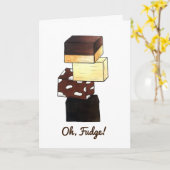 Oh Fudge! Sorry dat ik je geboortedag vergeten ben Kaart (Gele Bloem)