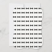 Oh garçon bébé Bowtie Douche Invitation (Dos)