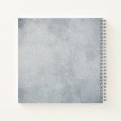 Oh Garçon Bunny Blue Floral Baby Sprinkle Livre d' (Dos)