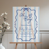 Oh garçon mignon Baby shower bleu Whimsical Froste