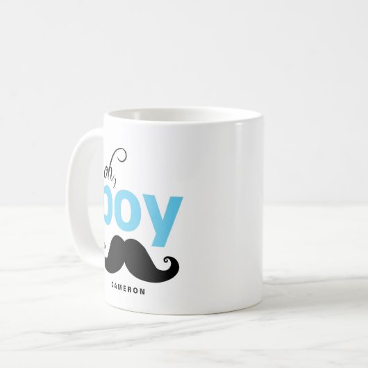 Oh garçon Mustache | Mug de déclaration personnali (Devant gauche)