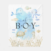 Oh Garçon sous la mer Bébé recevant la couverture (Devant)