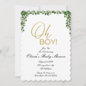 OH GARY baby shower invitation (Devant)