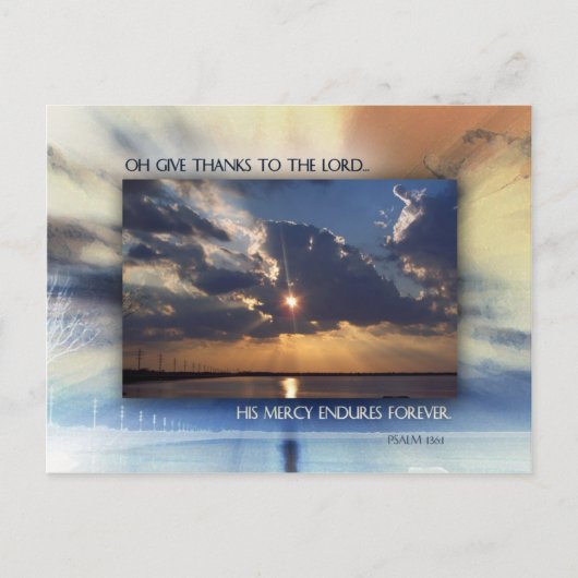 Oh geef Bedankt Briefkaart (Voorkant)