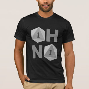 Oh Geen grappige TTRPG Mannen T-shirt