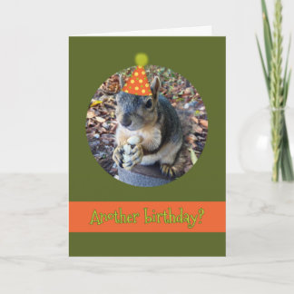 Oh, gek! Verjaardag met Funny Squirrel Kaart