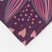 Oh gele Birdie fleece deken (Hoek)