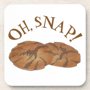 Oh (Ginger) Snap Amish PA Dutch Gingersnap Cookies Bier Onderzetter