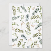 Oh Girl Safari Foliage Baby shower Invitation (Dos)