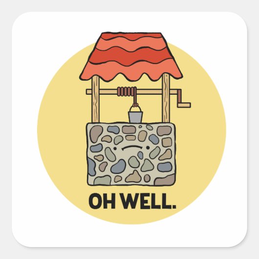 Oh goed Water Pun Sticker (Voorkant)