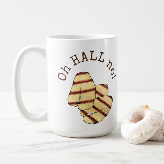 Oh HALL (hel) Nee! Halloumi Grilled Cheese Foodie Koffiemok (Met donut)