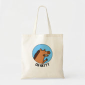 Oh Hayyy Grappig Paard Pun Tote Bag (Voorkant)