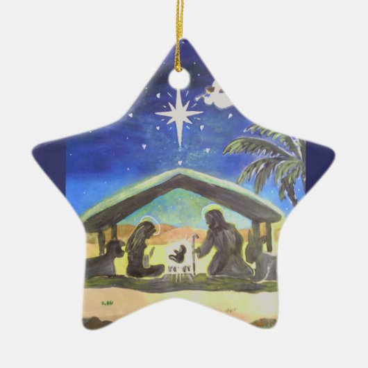 Oh! Heilige Night Star Ornament (Voorkant)
