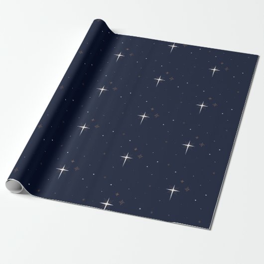 Oh Heilige Night Wrapping Paper Cadeaupapier (Uitgerold)