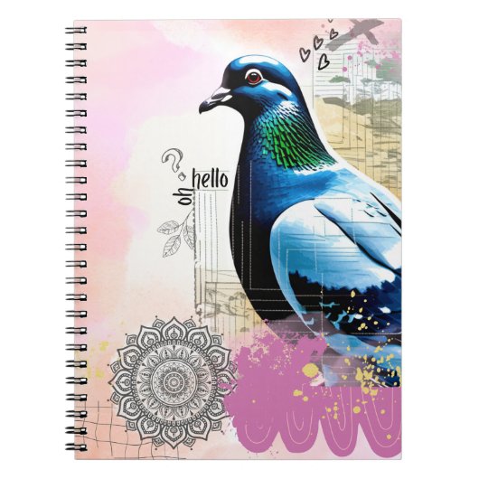 Oh Hello Bird | Notebook Journal Notitieboek (Voorkant)
