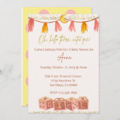 Oh Hello There Cutie Pie Digital Invitation (Devant / Derrière)