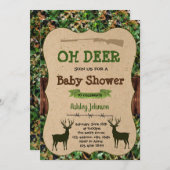 Oh herder baby shower uitnodiging (Voorkant / Achterkant)