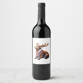 Oh Hert Energetisch Modern Design  Wijn Etiket