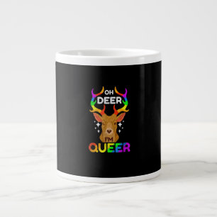 Oh Hert Grappig LGBTQ Trots Bewustzijn Extra Grote Beker